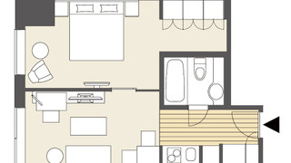 1 ベッドルーム デラックス キング