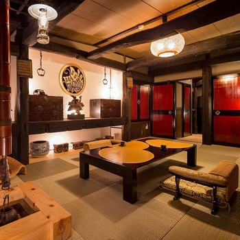 由緒あるかやぶき屋根の古民家と美肌の温泉の宿4237055