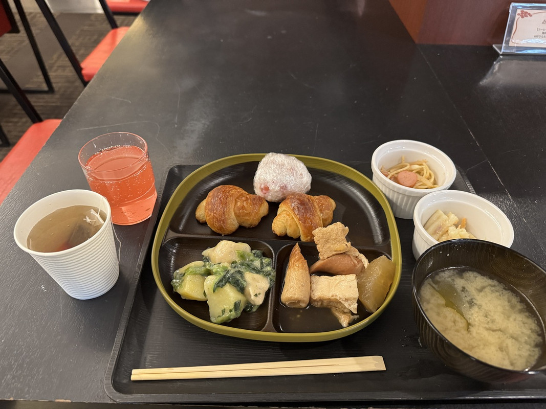 シンプルだけどまずまずな朝食