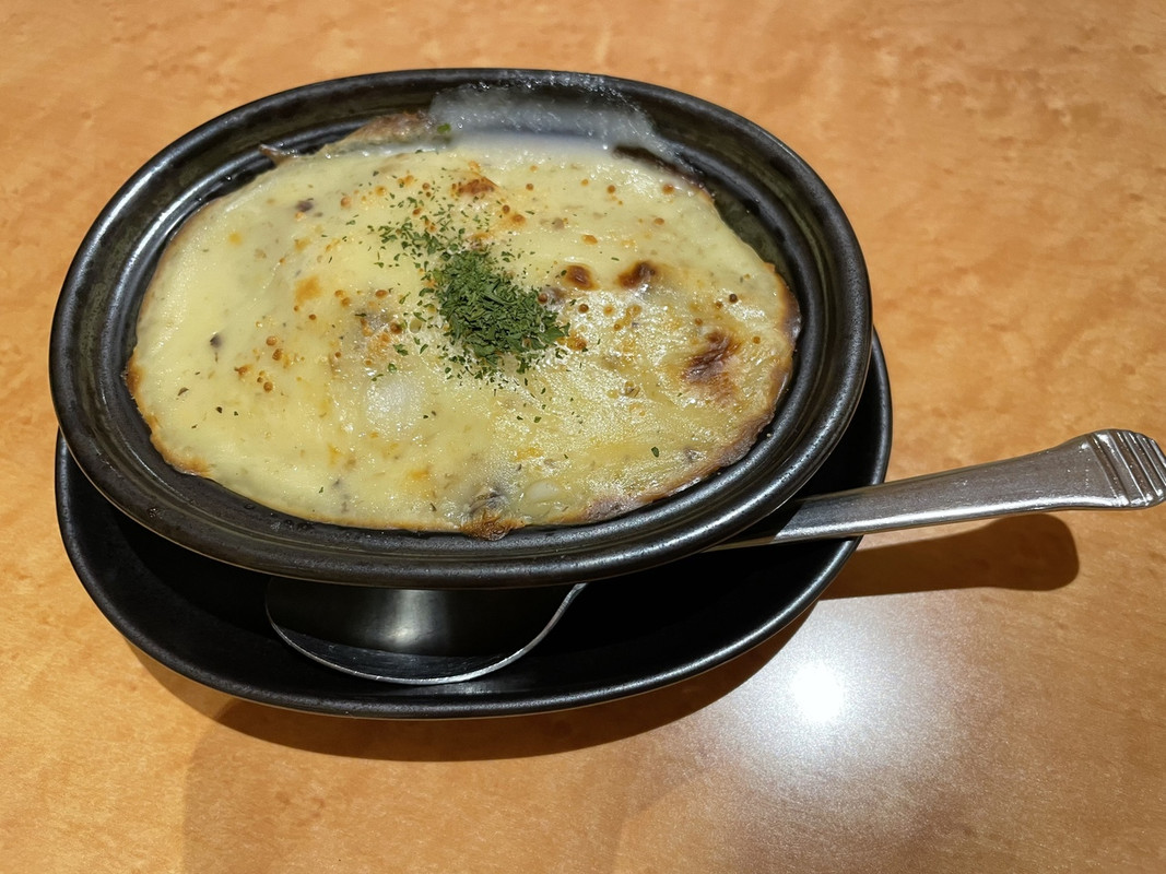 アワビのグラタン 美味しかった。。