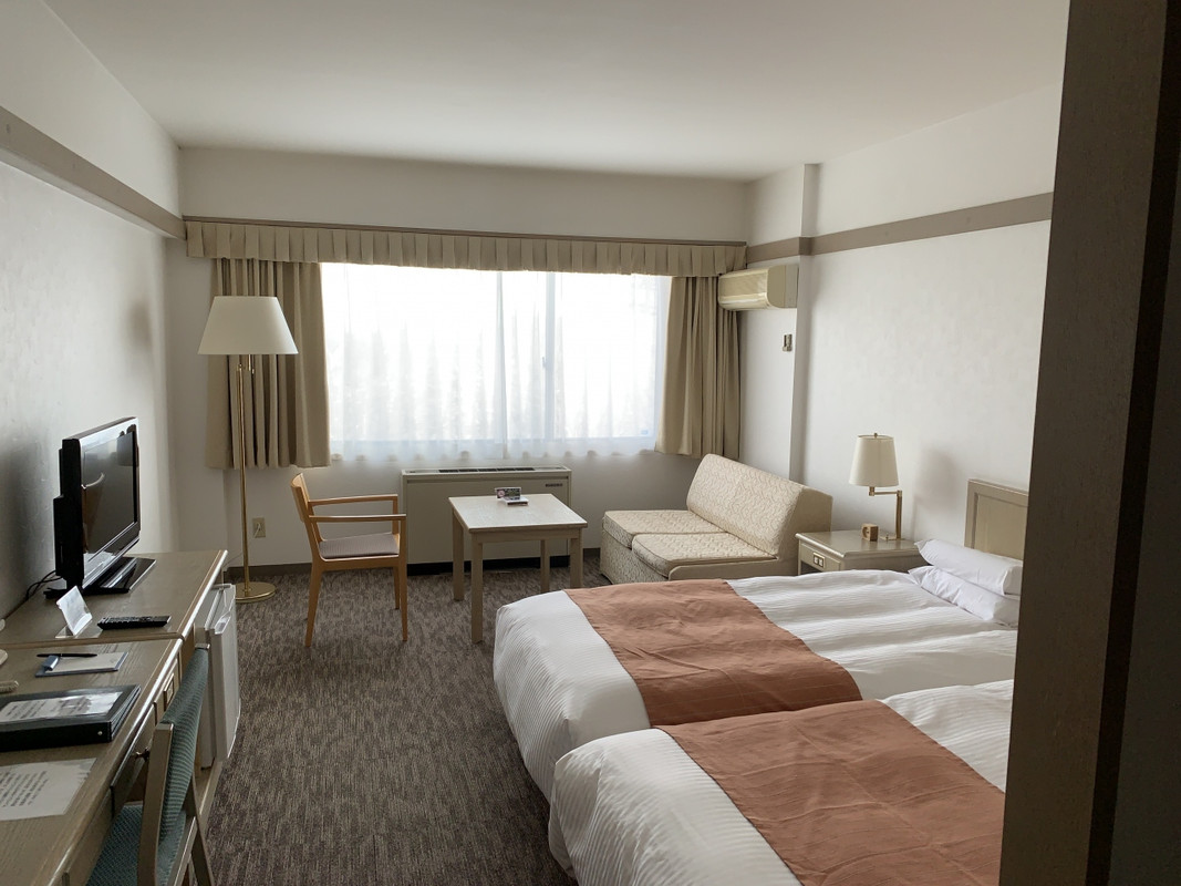 ツインルーム。普通の広さでしょうか。