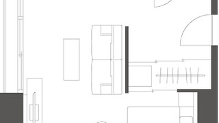 デラックスキング ラウンジ利用込 (旧任天堂本社社屋) 禁煙