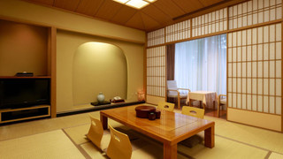 【檜風呂付】和室10畳＋6畳 禁煙