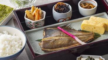 Japanese breakfast set menu / 13