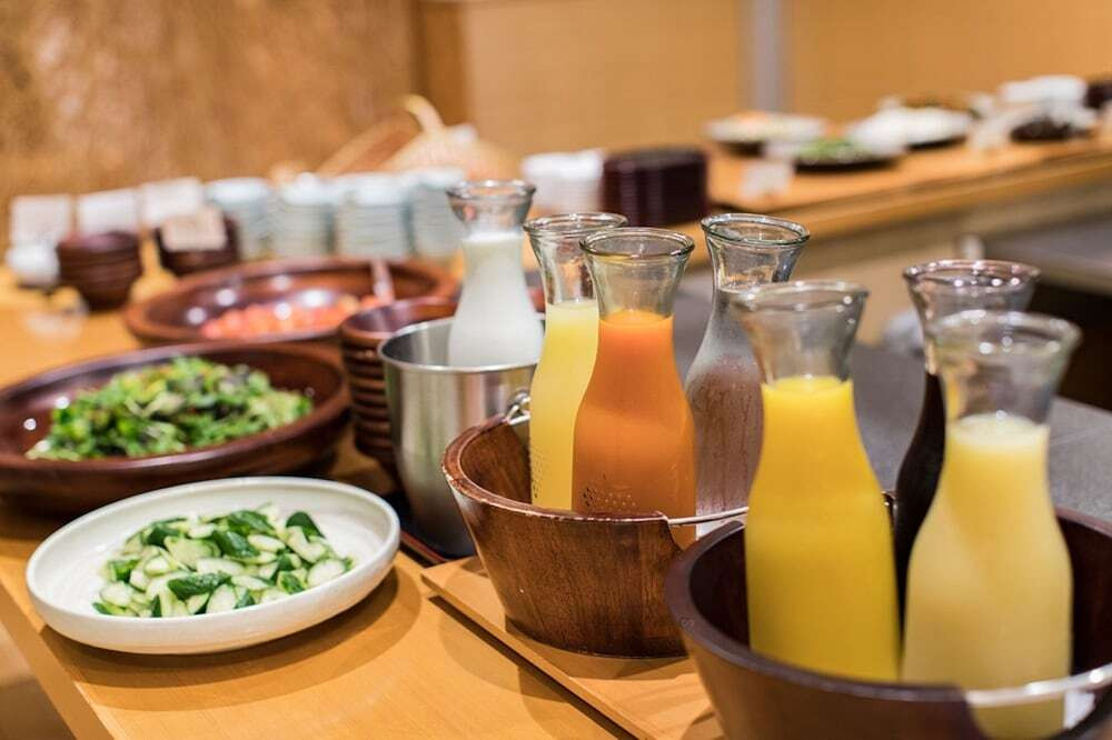 朝食 ブッフェコーナーの例(1)