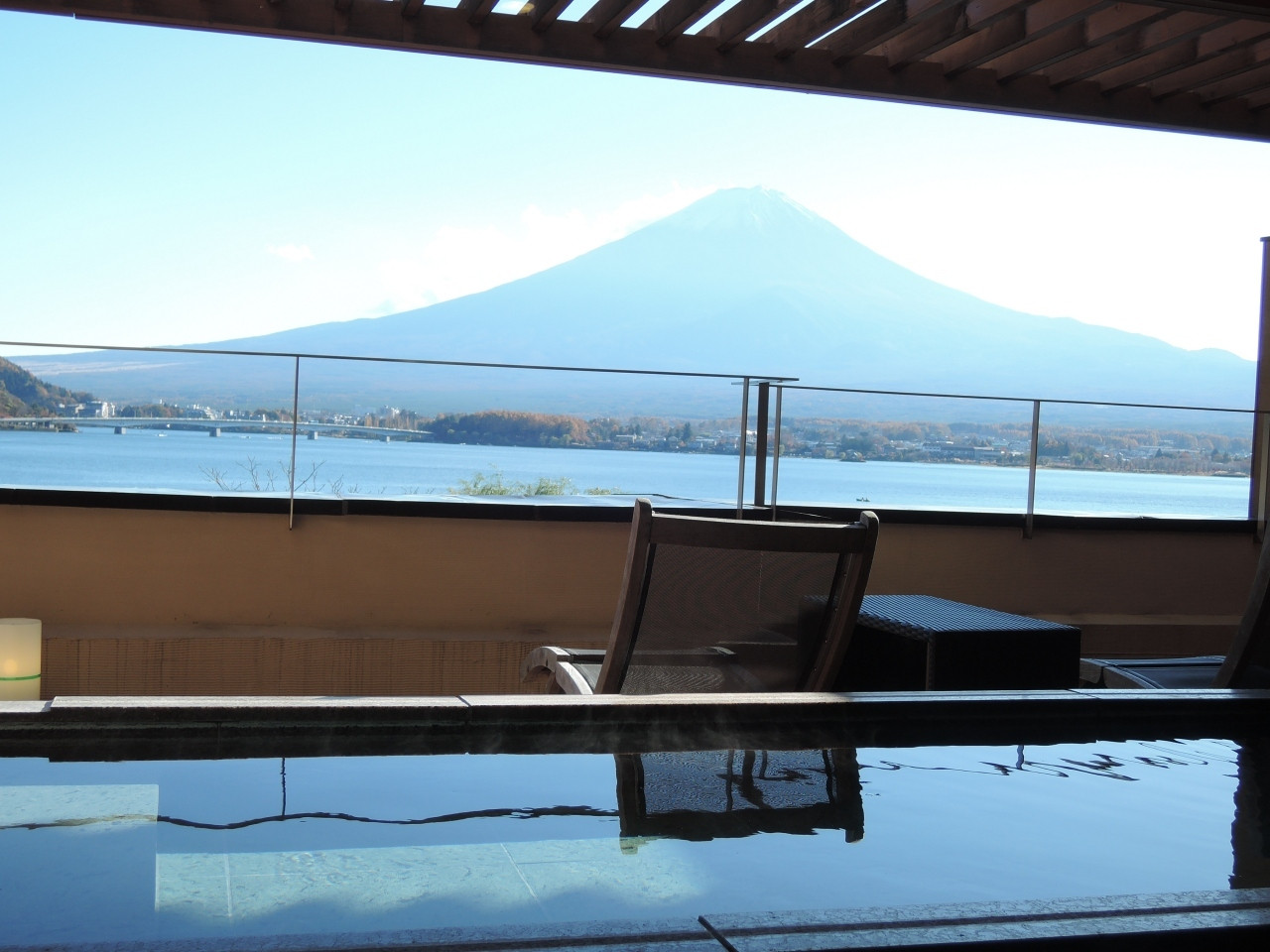 足湯付きのお部屋でほっこり。富士山ビューの高級旅館4048051