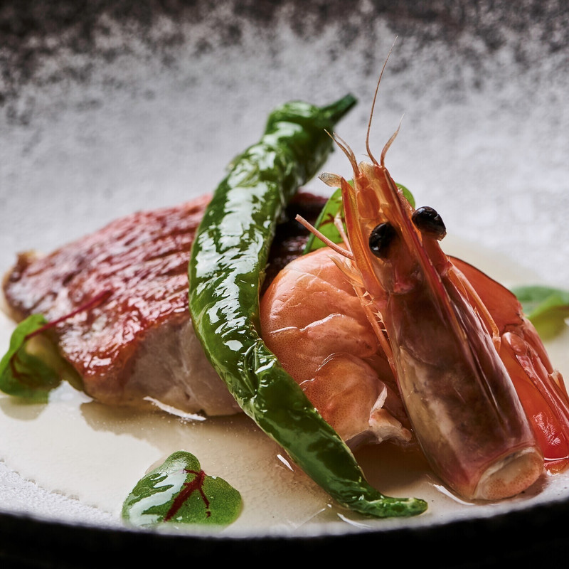 夕食／和洋折衷会席一例②