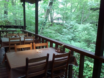 「森の中の朝食とカフェの店　キャボットコーヴ」内観 1271019 テラス席