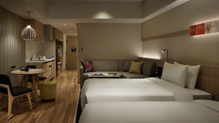 スタジオ ベッド (複数台) キッチン