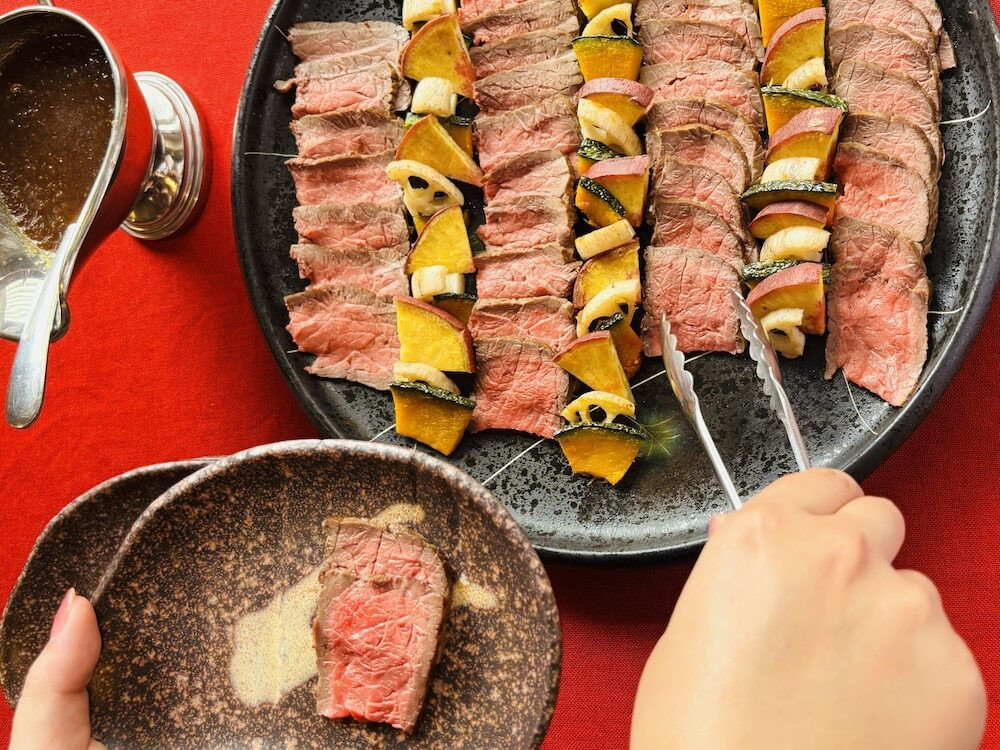 朝食ビュッフェ