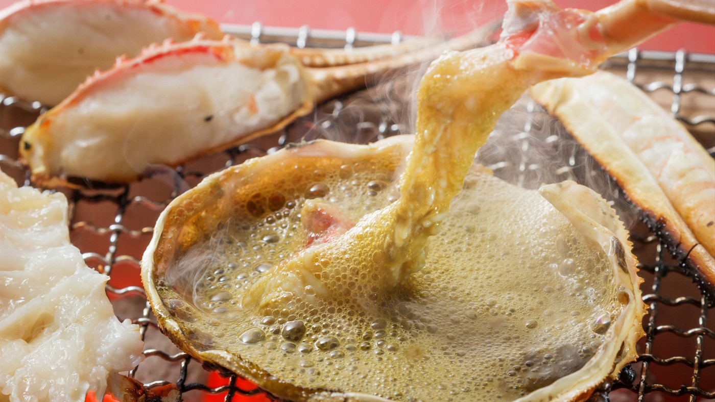 庭園があるお部屋で新鮮なカニや甘鯛を♪3933260