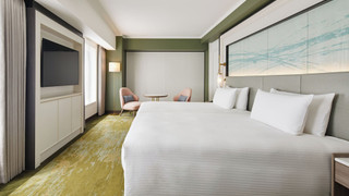 プレミアム ルーム ダブルベッド 2 台 (Separate Bath)