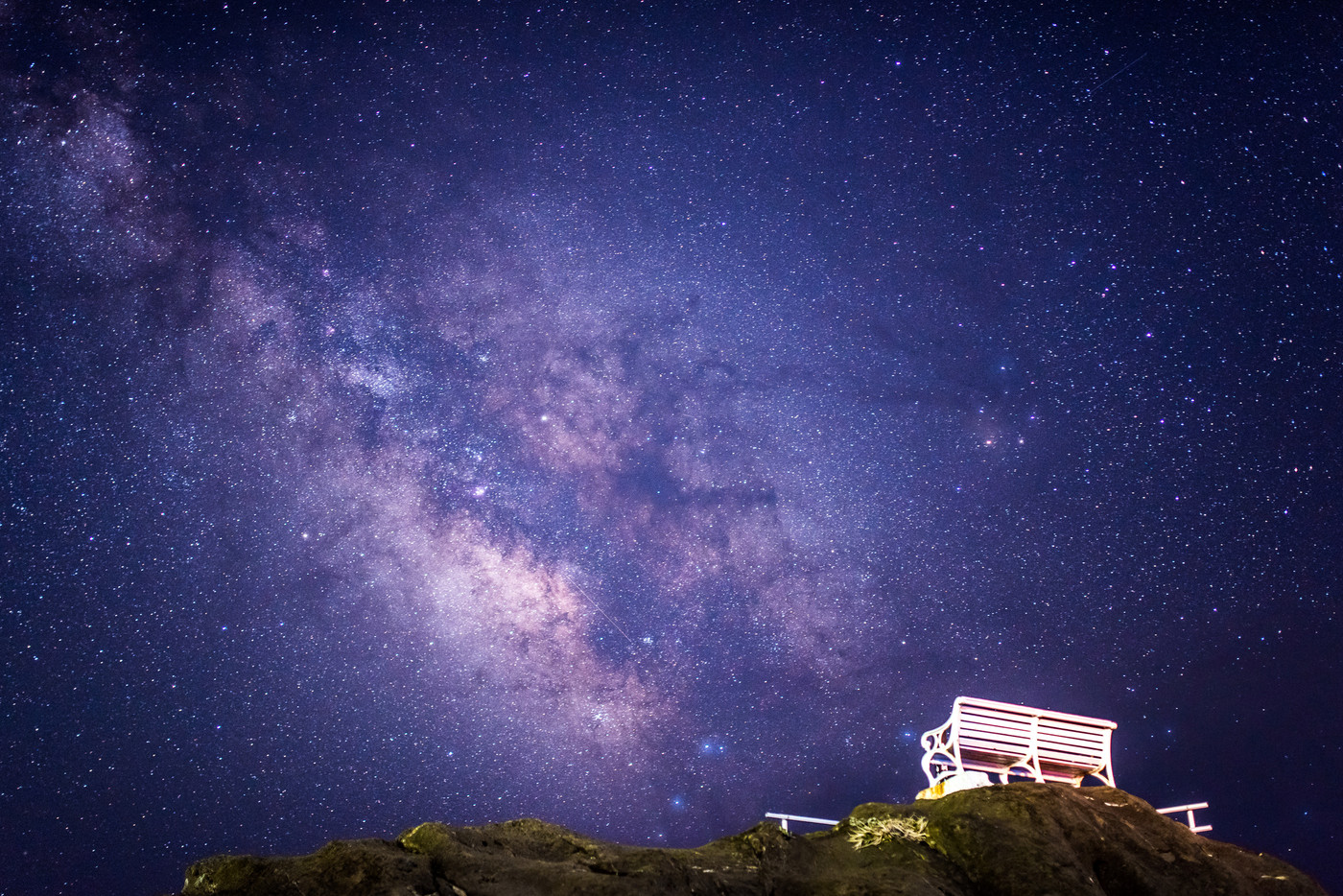 房総半島　野島崎の天の川