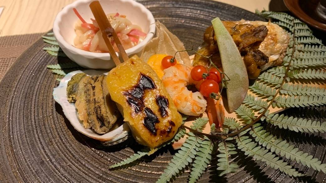 日本の旬を味わう
夕食を「僧伽小野」で / 1