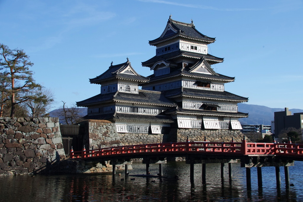 国宝の名城をじっくり眺める「松本城」3968132