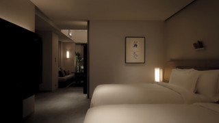 プレミア スイート ダブルベッド 2 台