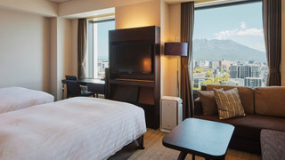 プレミアムツインルーム 桜島ビュー 禁煙