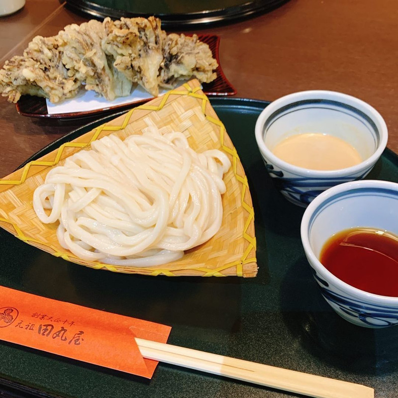 水沢うどん街道にある「田丸屋」は「水沢うどん」の名店 / 1