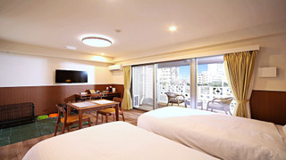 ツインルーム 2 ベッドルーム 禁煙 (3nd Floor ペット1匹のみ同伴可)