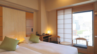 スタンダードツイン 禁煙(95cmベッド2台)(High Floor)