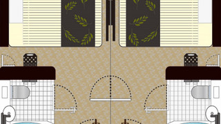 (シングル&シングル) コネクティング 2名利用 禁煙室