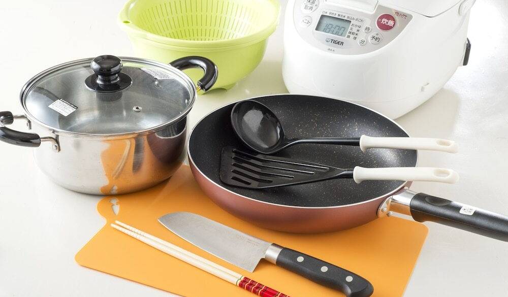 調理器具や食器は有料レンタル可 / 5
