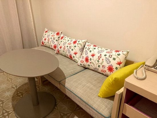 大きなソファも。グループ旅行にはいいですね。