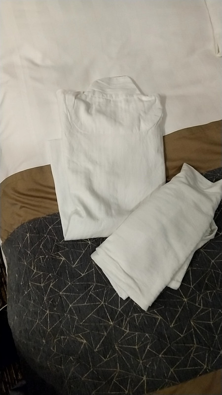 パジャマはセパレートです