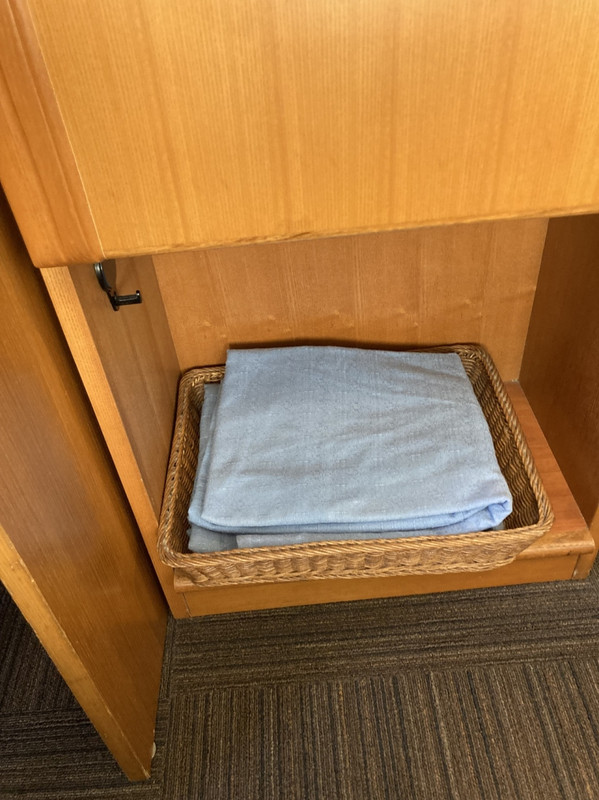 部屋着もあります。大浴場まで着てOK