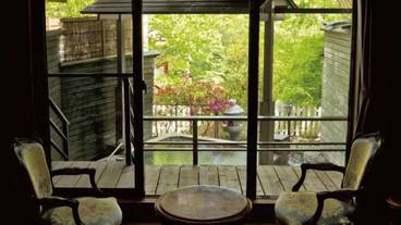 客室露天風呂の例 / 6