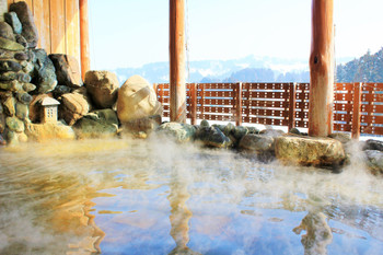 onsen spring bath Bath Natural onsen steam