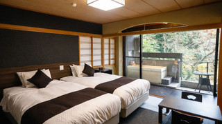 [和モダン和室SP]35平米＋専用テラス8平米　総檜露天風呂　禁煙