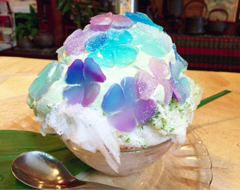「いちょうの木」料理 1215245 紫陽花 800円
美しすぎでしょ！見とれちゃうでしょ！！