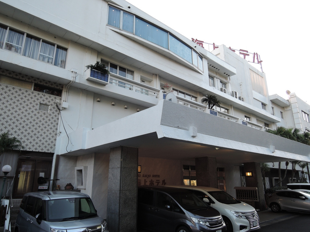 海に面したホテル