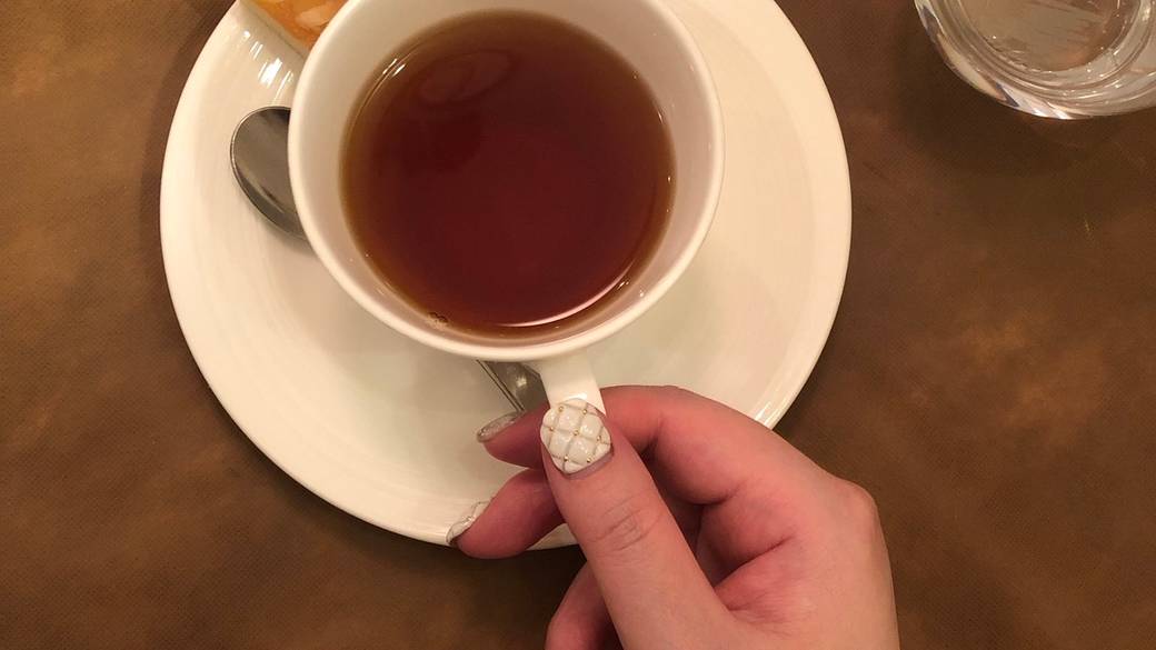 専用ラウンジで
ひとりお茶会 / 2