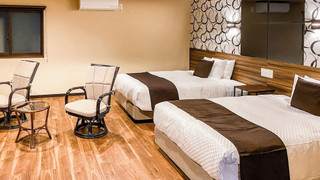 [和モダンスイート和洋室]64平米＋専用テラス5平米 檜露天風呂　禁煙