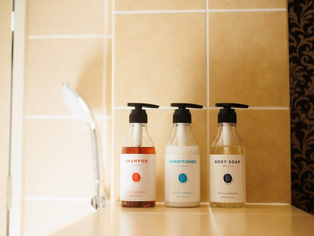 オリジナルのバスアメニティ