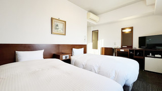 ツインルームシングルサイズベッド 2 台禁煙