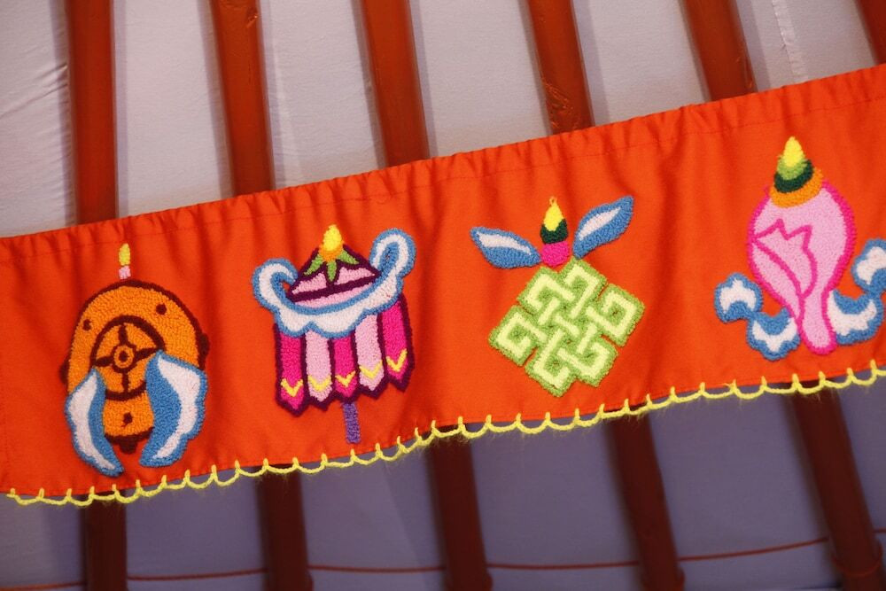 モンゴル気分が高まる装飾