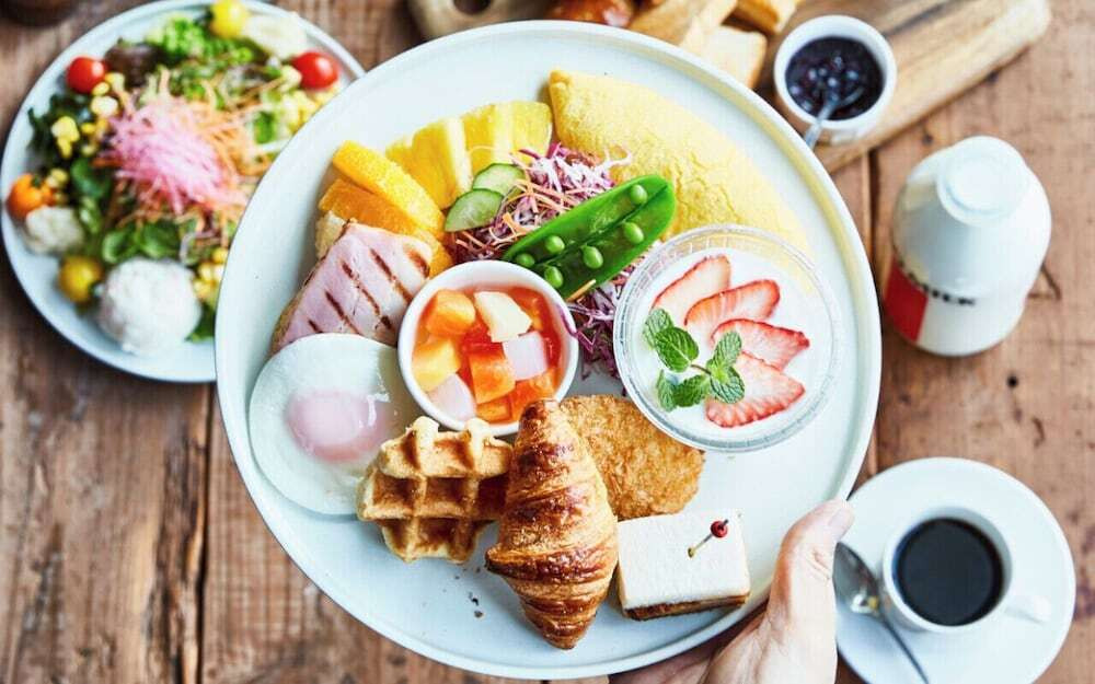朝食ビュッフェ