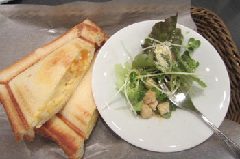 「倉式珈琲店 大阪鶴見店」料理 851745 ホット玉子サンド　モーニング：270円たまご(2013.12月)