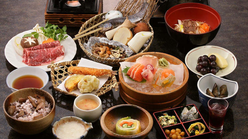 お腹も心も満たされる♪山の幸の会席料理3443337