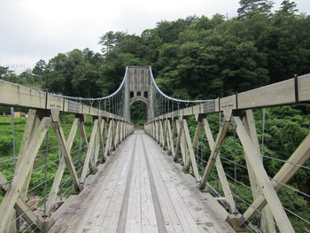 【長野県】橋には村の歴史あり!トロッコレールの跡が残る「桃介橋 （桃の橋）」461592