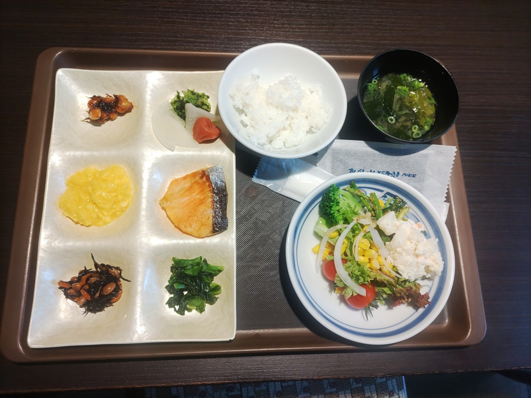 朝食ブッフェの一例です。