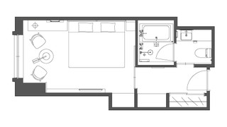 スーペリアキングルーム (28.4平方メートル)