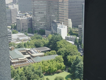 「溜池山王聘珍樓」 内観 4909641 個室からの眺め。　首相官邸が見える。
