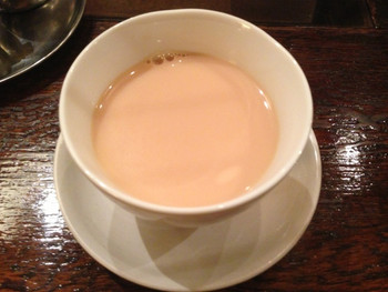 「tea room mahisa」 ドリンク 23033465 ミルクたっぷりで落ち着きます(￣▽￣)♪