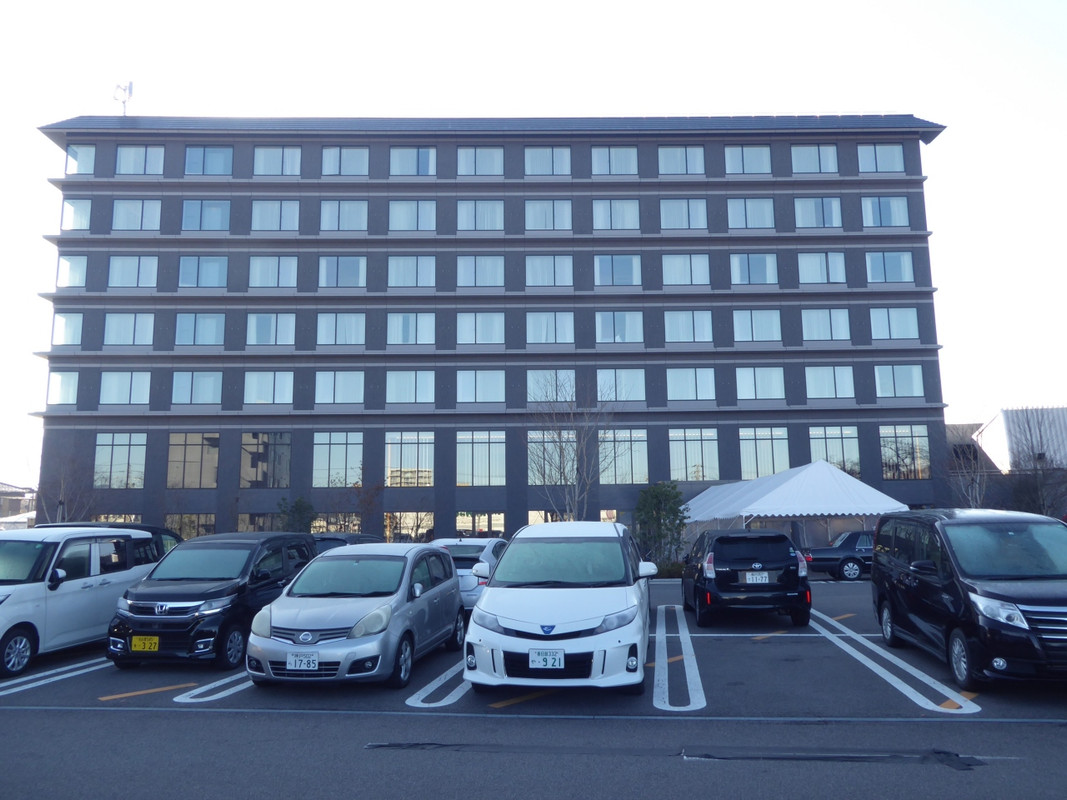 2020年12月初め、ホテルの改修工事が進行中でした