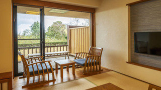 波の抄1-2階 和洋室41㎡ 眺望/庭 露天風呂付 禁煙