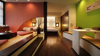 [特別室 山酔庵] 源泉かけ流し半露天風呂付和洋室 禁煙